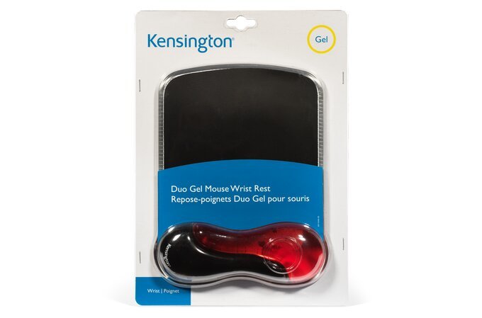 Kensington Reposamuñecas Gel Duo Ratón Rojo/Gris