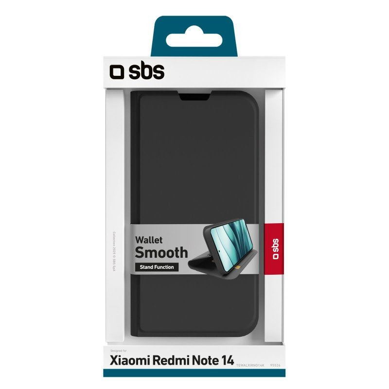 EAN 8018417495526 - SBS TEWALXIRNO14K funda para teléfono móvil 16,9 cm (6.67") Funda cartera Negro imagen 3