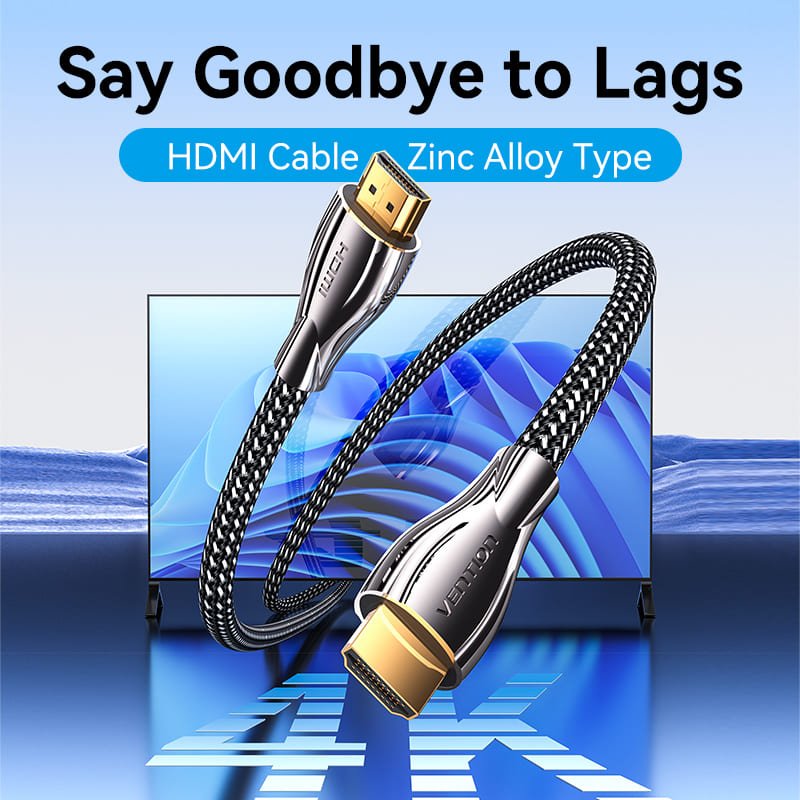 Cable Hdmi 4k Vention Almbd Hdmi Macho Hdmi Macho 50cm Negro