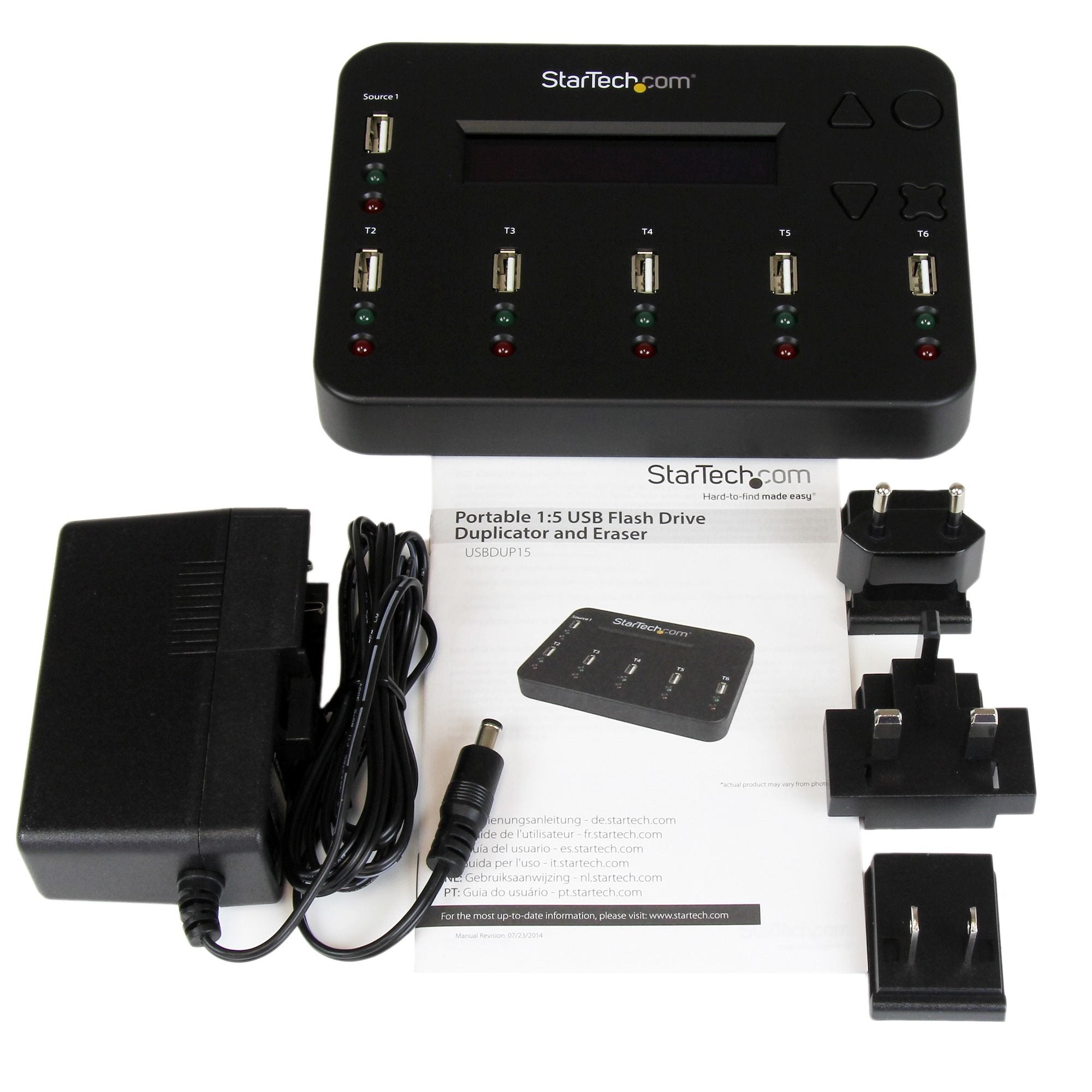 Startech.Com Clonador Y Borrador Autonomo De Unidades De Memoria Flash Usb 1:5