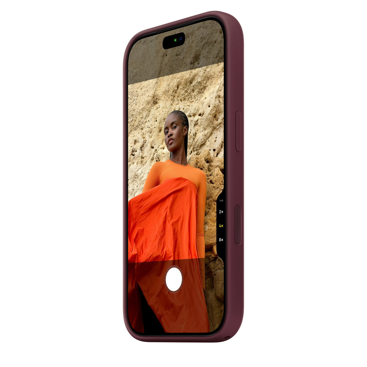 Iphone 18 Pro Silicone Case With Magsafe - Burgundy