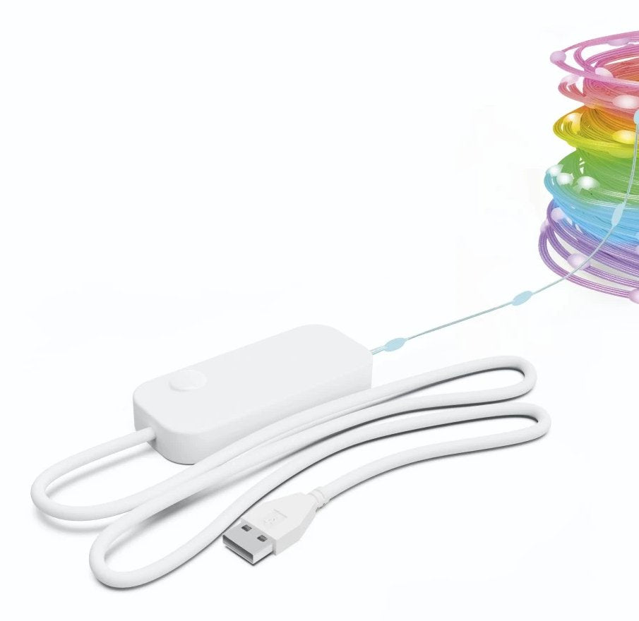 Hama Tira Led Rgb Inteligente - Longitud 10m - Ip65 - Cable De Alimentacion De 1.5m - Wifi - Multicolor