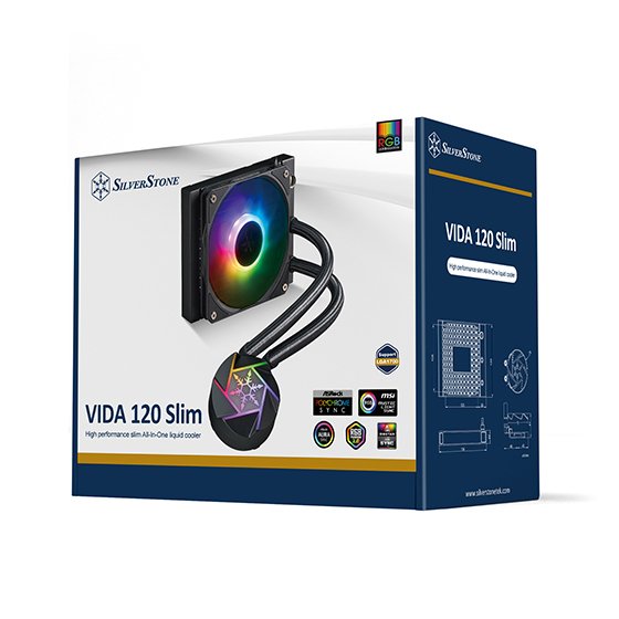 Silverstone Vida 120 Slim 120mm, Wasserkühlung Sst-Vd120-Slim