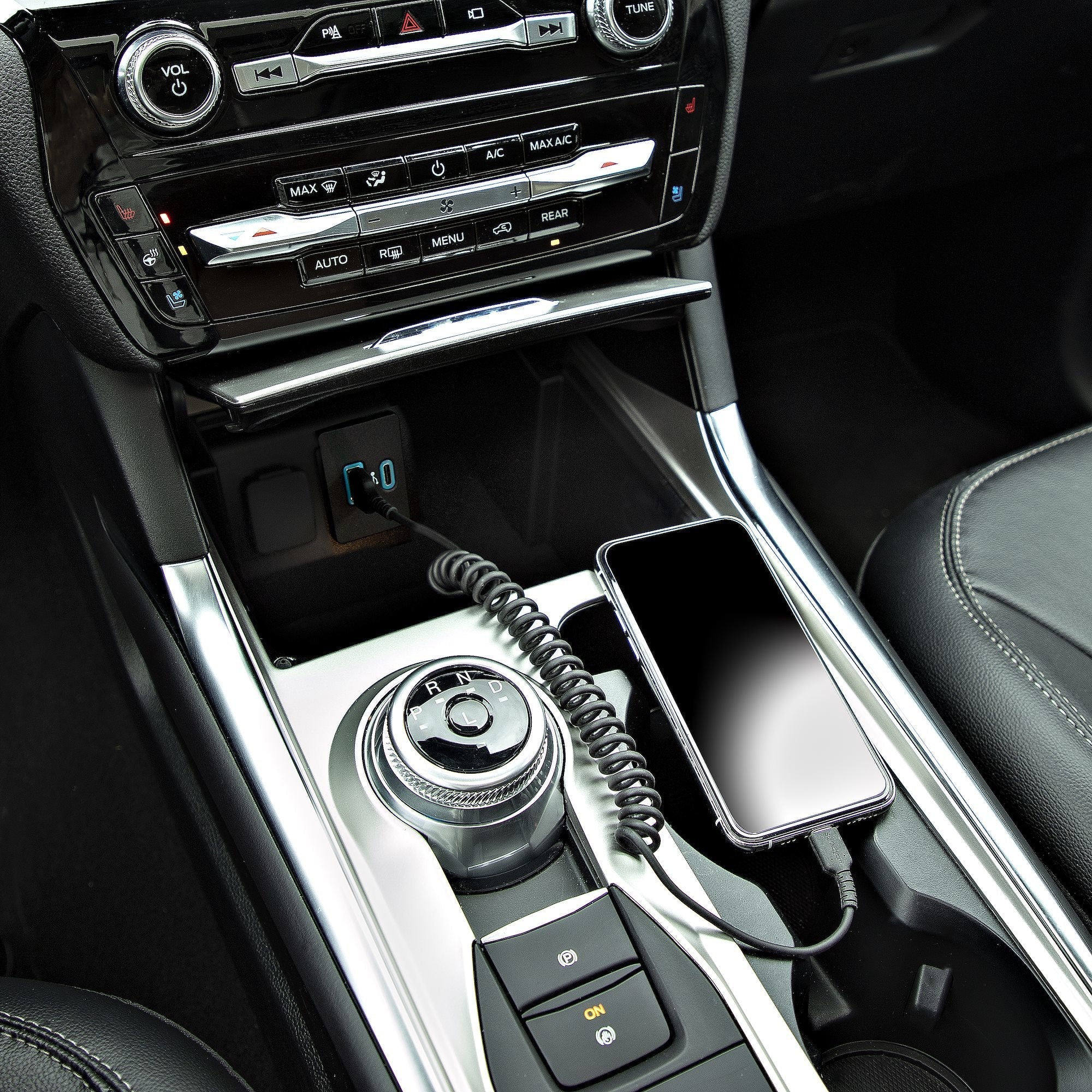 Usb To Lightning Cable - 50cm  Cabl (20in) Coiled Cable Black