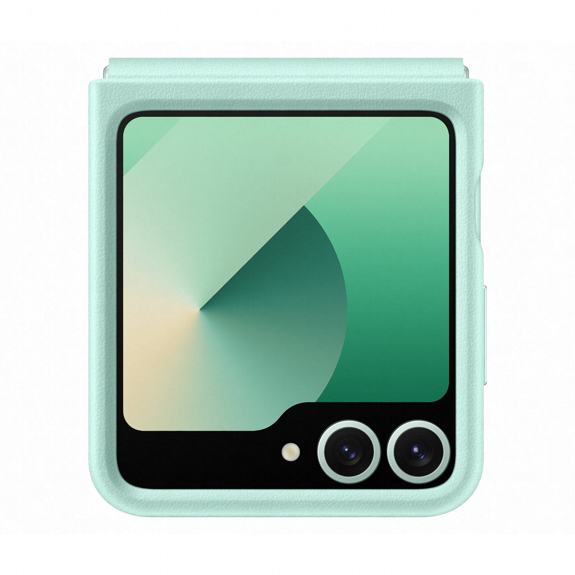 Funda Samsung Para Galaxy Z Flip6 De Ecopiel Verde Menta Flip 6