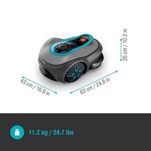 EAN 4066407025530 - Gardena smart SILENO free Robot cortacésped Batería Gris imagen 3
