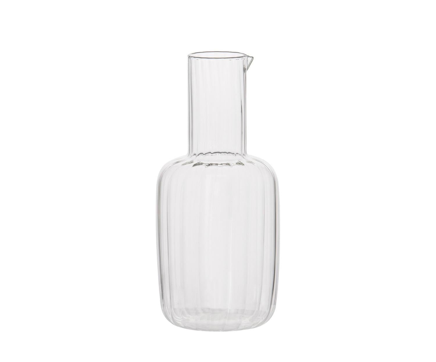 Jarra Vidrio Agua + Vaso, 800 Ml