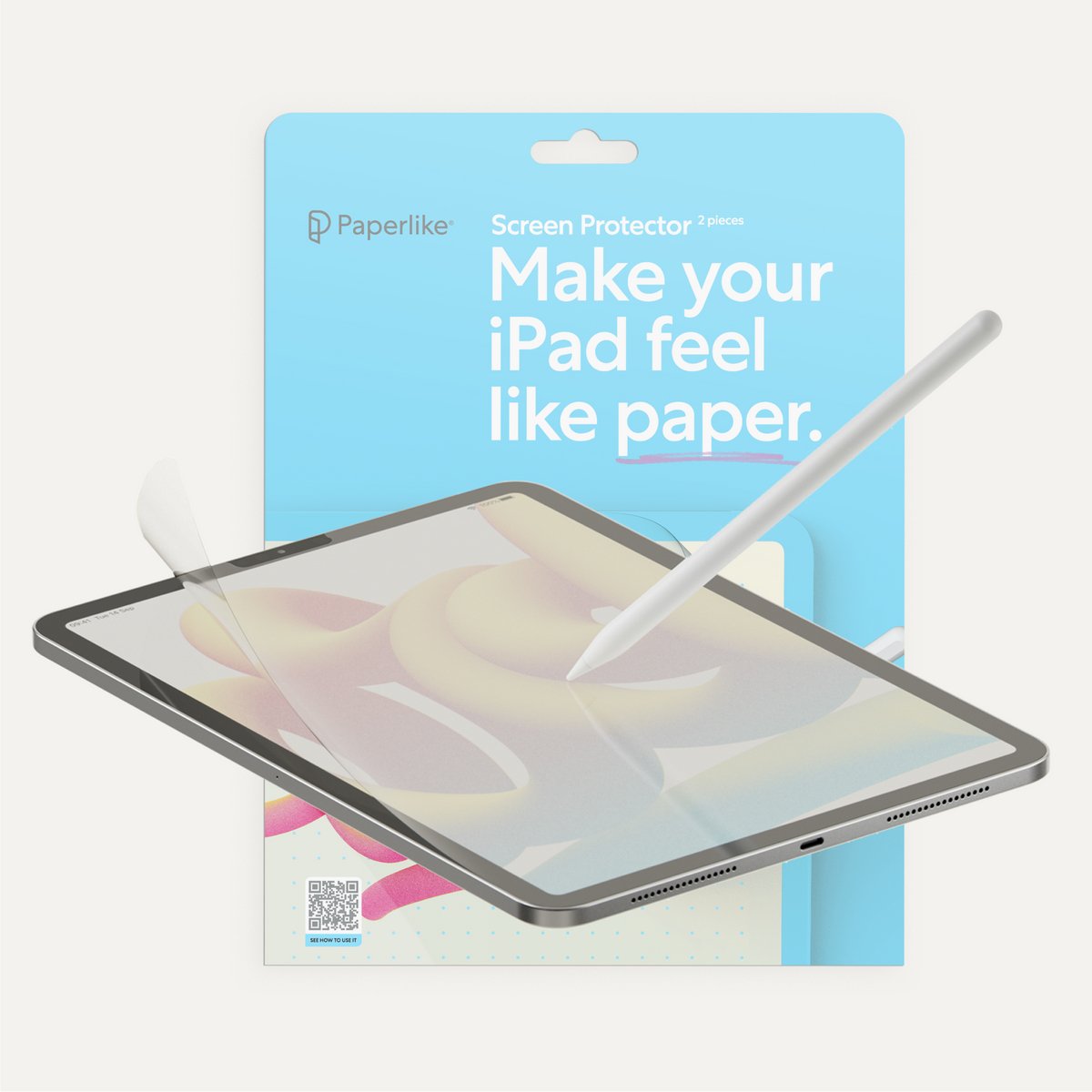 EAN 4260470090581 - Paperlike iPad Air Screen Protector 13'' Protector de pantalla emulando al papel Apple 2 pieza(s) imagen 1