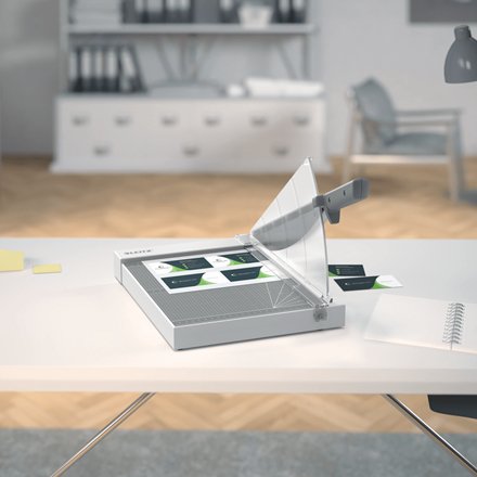Leitz Precision Home Office A4 Guillotina De Papel - Recorta Hasta 10 Hojas - Formato A4 - Corte Acero Rectificado De Precision