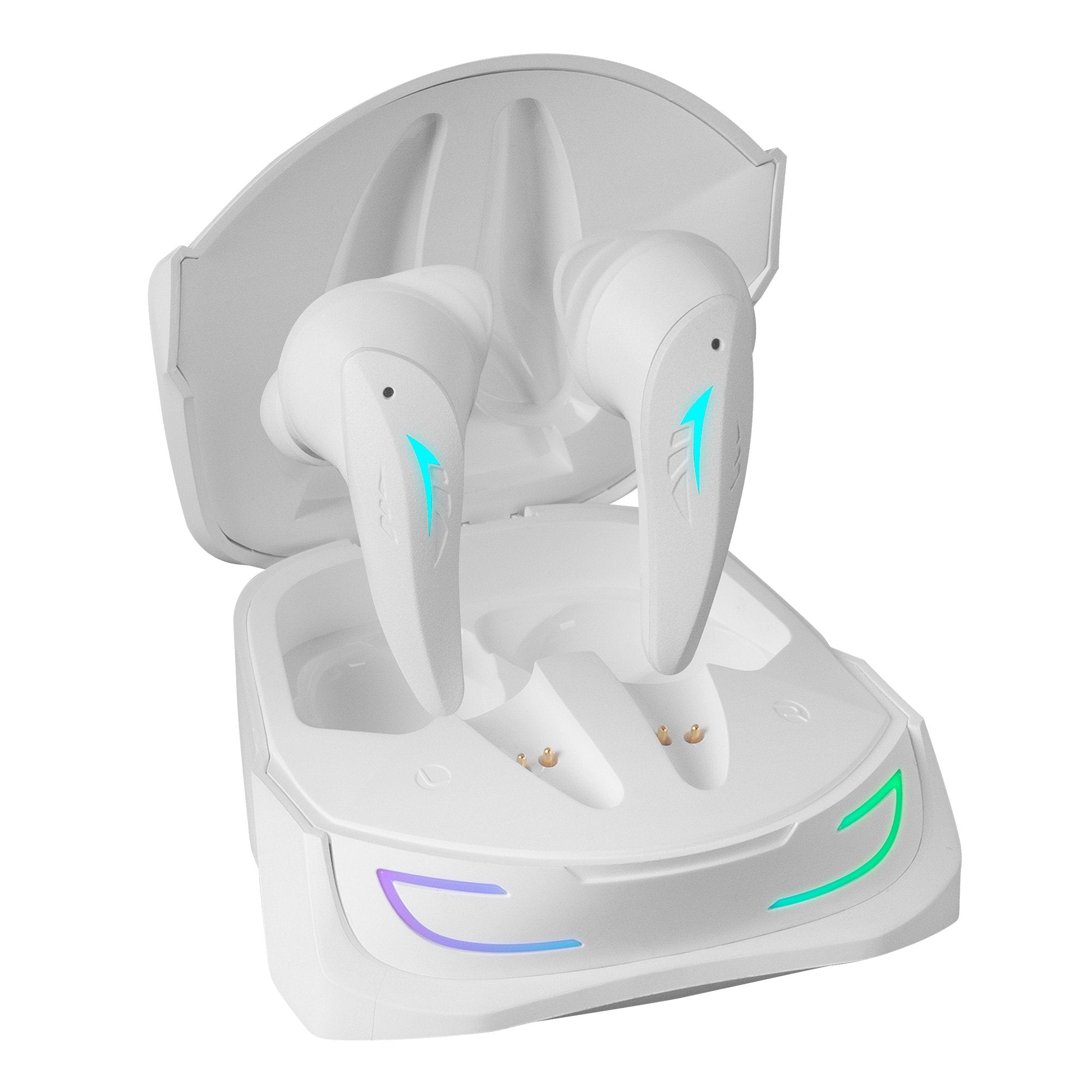 Auriculares Bluetooth Mars Gaming Mhi-Ultra Con Estuche De Carga Autonomía 7-8h Blancos