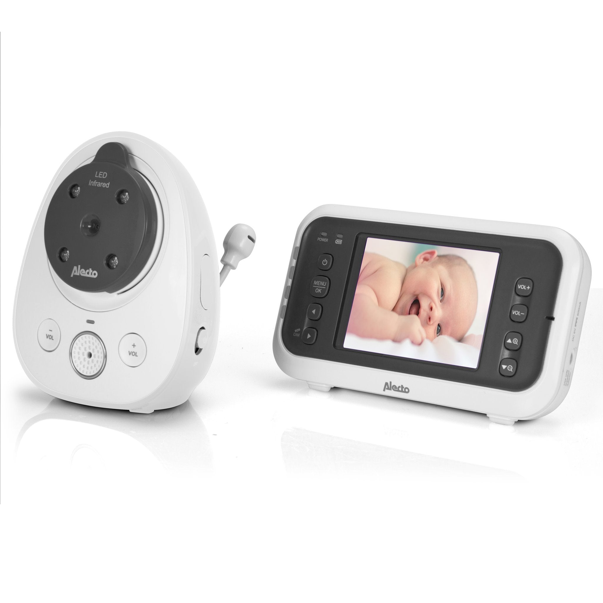 Alecto Dvm-77 Video-Babyphone Mit 2,8 Zoll Farbdisplay