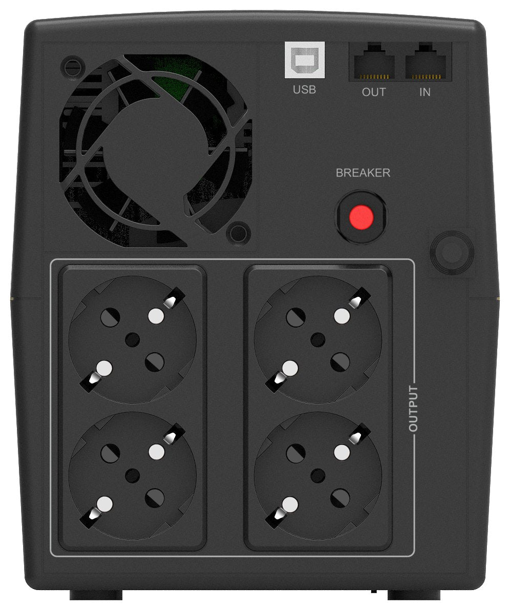 Powerwalker Vi 1500 Stl Sistema De Alimentación Ininterrumpida (Ups) Línea Interactiva 1500 Va 900 W 4 Salidas Ac