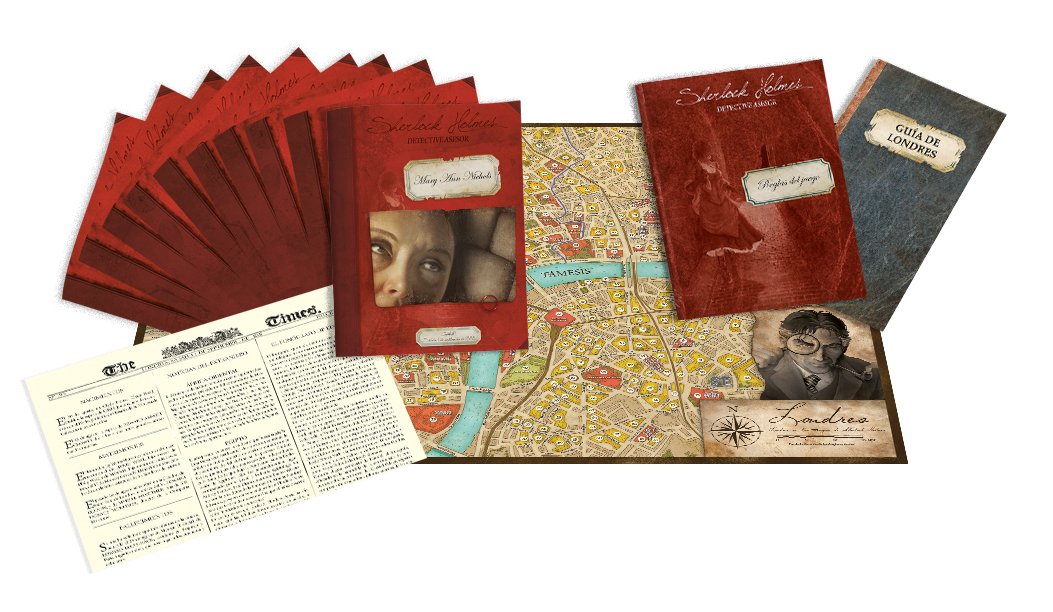 EAN 8435407618503 - Asmodee Sherlock Holmes C.D. EESCSH03 Sherlock Holmes: Jack el Destripador 90 min Juego de mesa Estrategi imagen 4