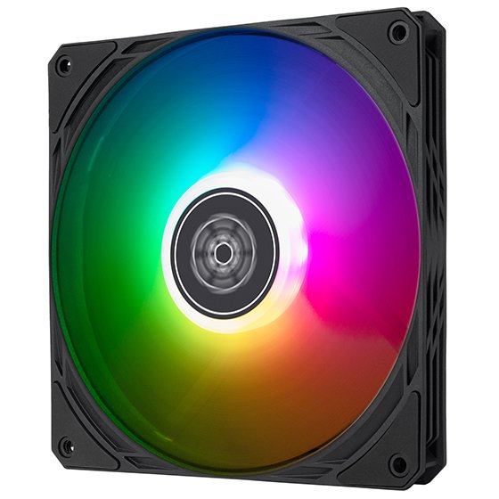 Ventilador  Silverstone Air Slimmer 140 Argb, Negro