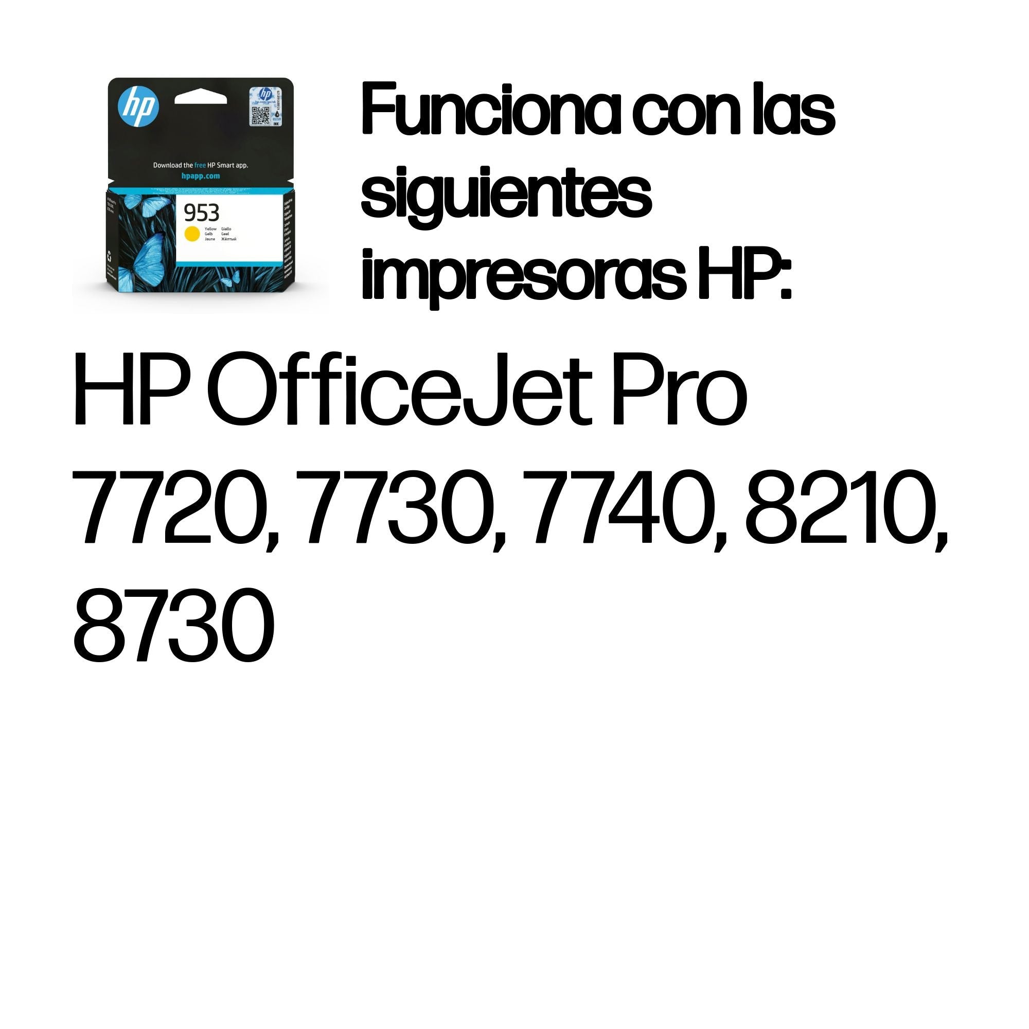 EAN 0725184104039 - HP 953 Yellow Original Ink Cartridge cartucho de tinta 1 pieza(s) Rendimiento estándar imagen 2