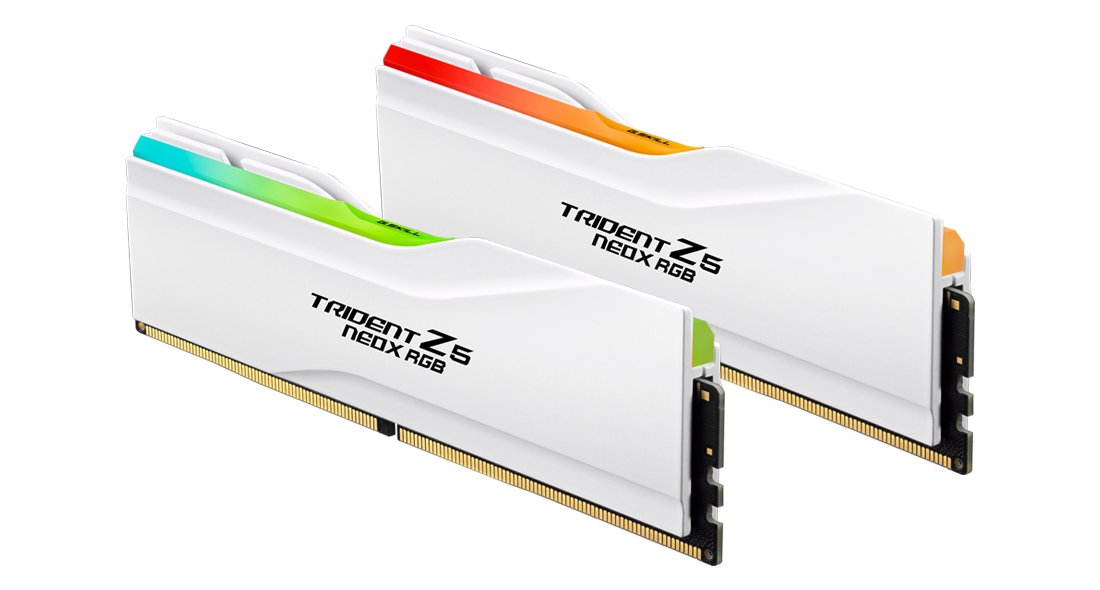 Memoria G.Skill  Dimm 32 Gb Ddr5-6000 (2x 16 Gb) Dual-Kit (F5-6000a3636f16gx2-Tz5nxrw, Trident Z5 Neo X Rgb) F5-6000a3636f16gx2-Tz5nxrw