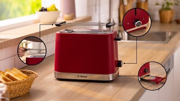 Tostadora  Bosch Tat 4m224 Mymoment Rot