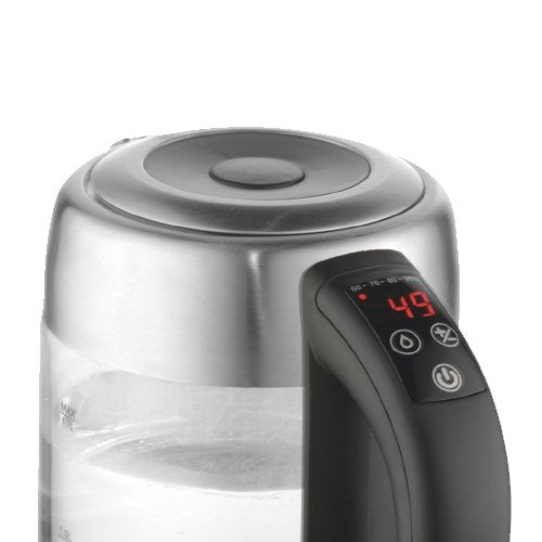 Hervidor De Agua Adler Ad 1247 New 1,7 L Avellana, Acero Inoxidable, Transparente 2200 W