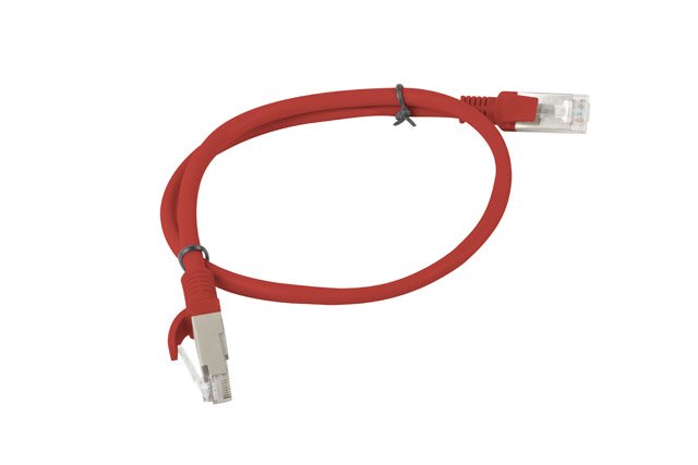 Lanberg Cable De Red Pcu5-10cc-0050-R,Rj45,Utp,Cat 5e,0.5m,Rojo