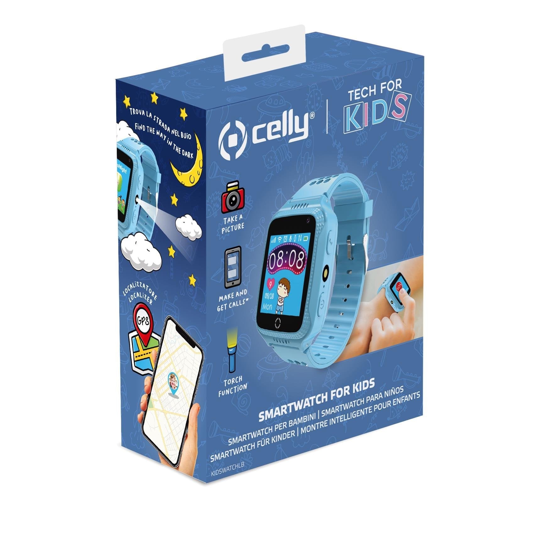 EAN 8021735196273 - Celly KIDSWATCH Reloj multifunción para niños imagen 3