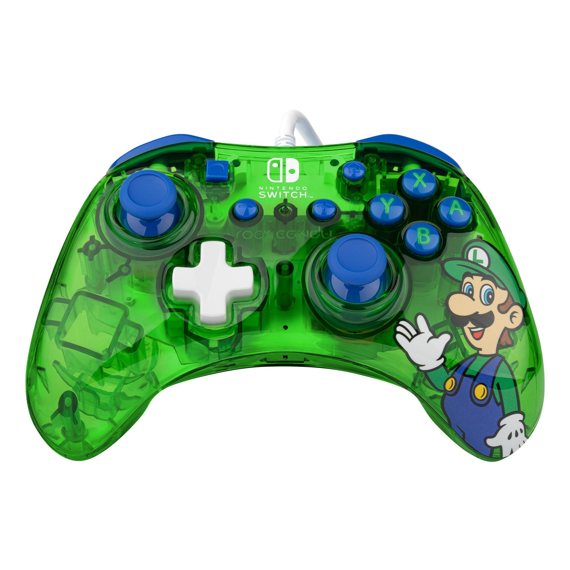 Pdp Controller Rock Candy Luigi Lime Switch