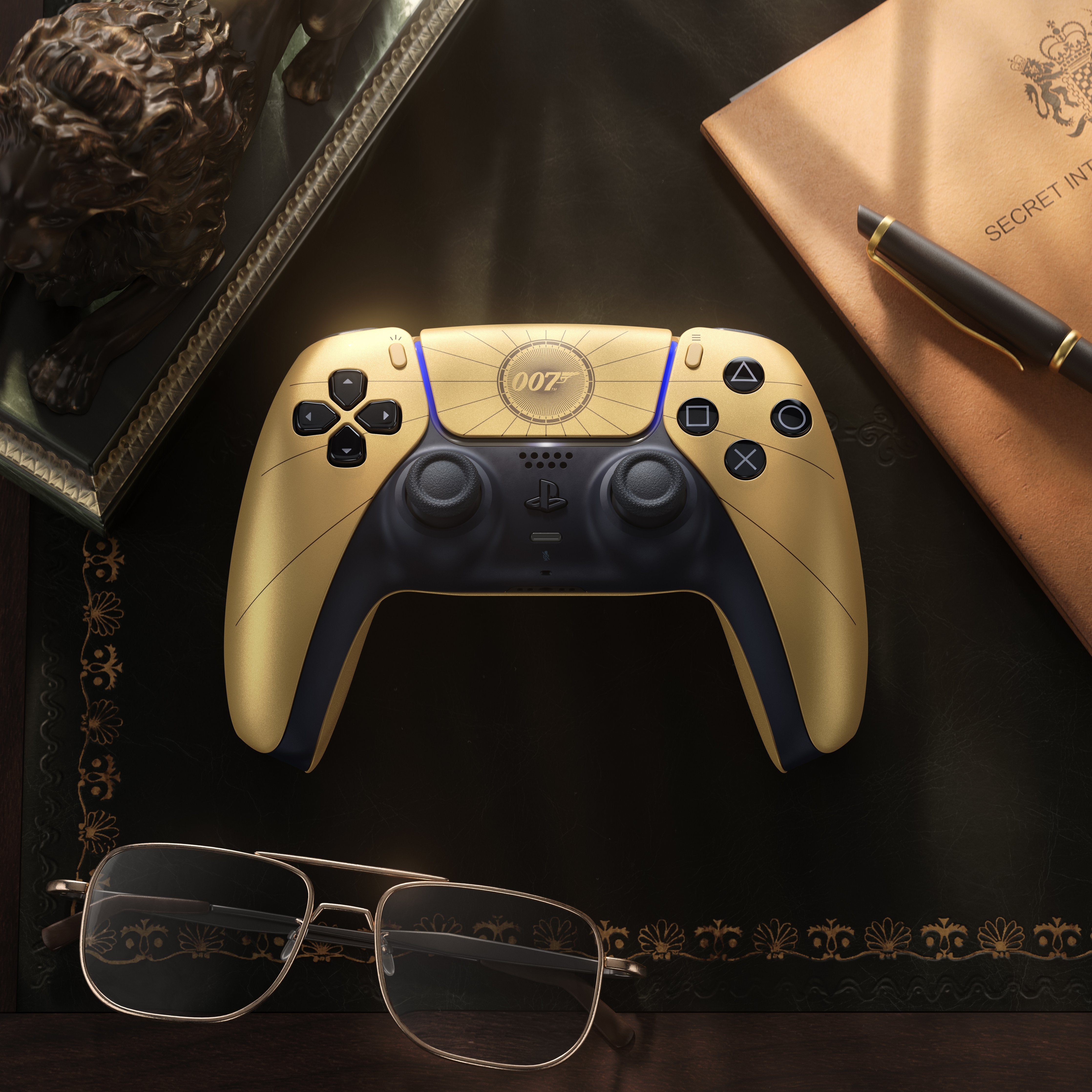 Sony Interactive Entertainment Dualsense Wireless-Controller - 007 First Light Limited Edition (Gold/Negro) 1000052021
