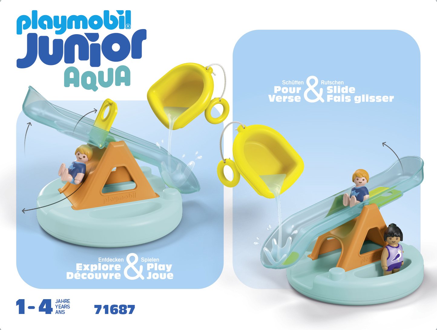 Playmobil Junior Aqua: Isla De Baño Con Tobogán