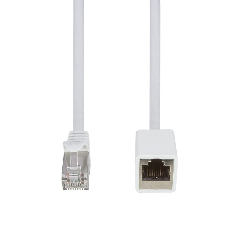 Latiguillo Cat 6a, S/Ftp,  5.00 M, Blanco, Macho-Hembra Cu Lszh