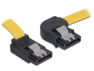 Delock Sata 3 Gb/S Cable Oben Angular Auf Rechts Angular 30 Cm Amarillo
