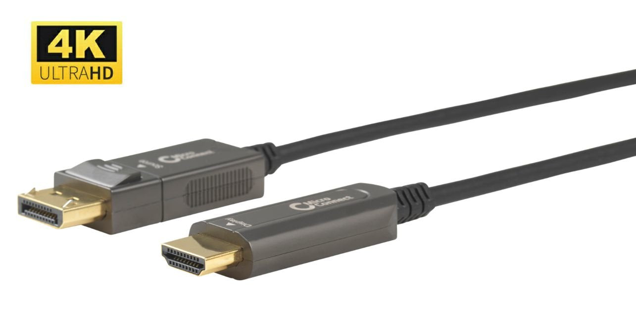 Microconnect Dp-Hdmi-1000v1.4op Adaptador De Cable De Vídeo 10 M Displayport Hdmi Tipo A [Estándar] Negro