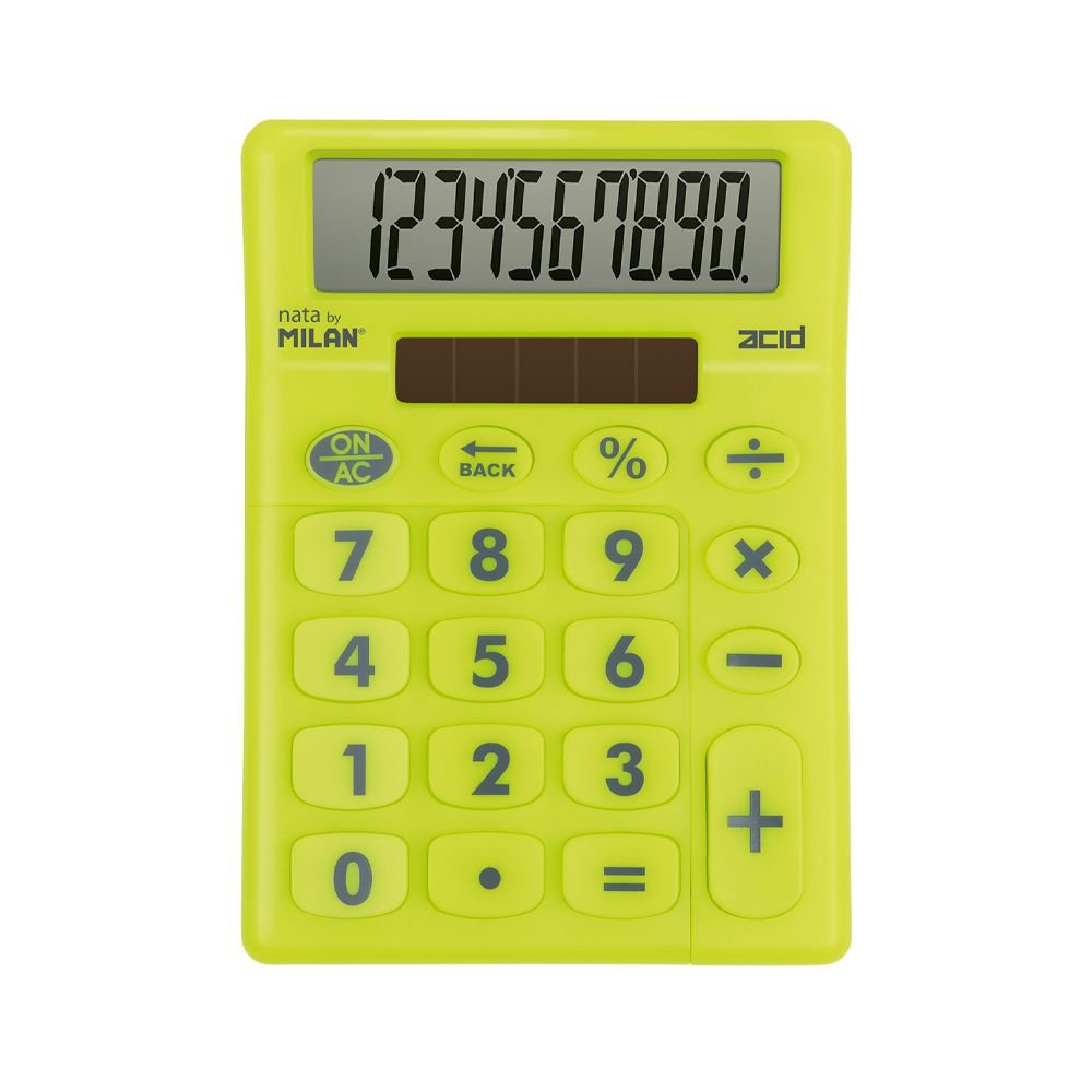 EAN 8411574105992 - Milan 159906ACD calculadora Escritorio Calculadora básica Azul, Rosa, Amarillo imagen 5