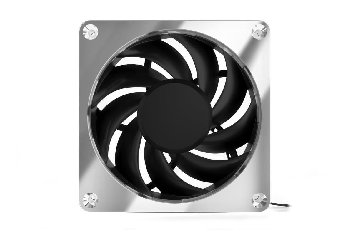 Ventilador  Alphacool Apex Stealth Metal 120mm Lüfter 2000rpm Cromado