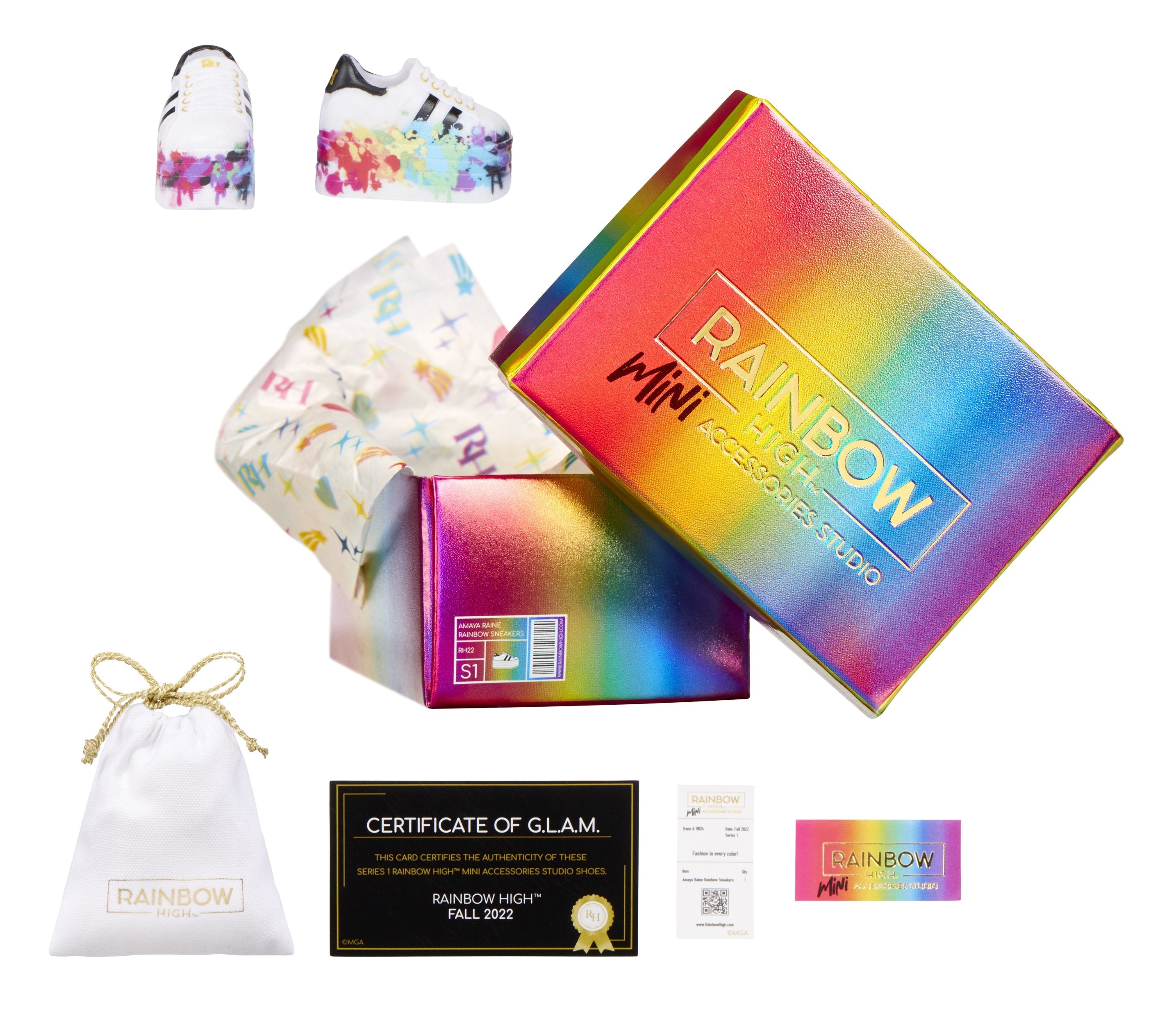 EAN 0035051586074 - Rainbow High Accessories Studio Series 1, S Assortment in PDQ Zapatos de muñeca imagen 19