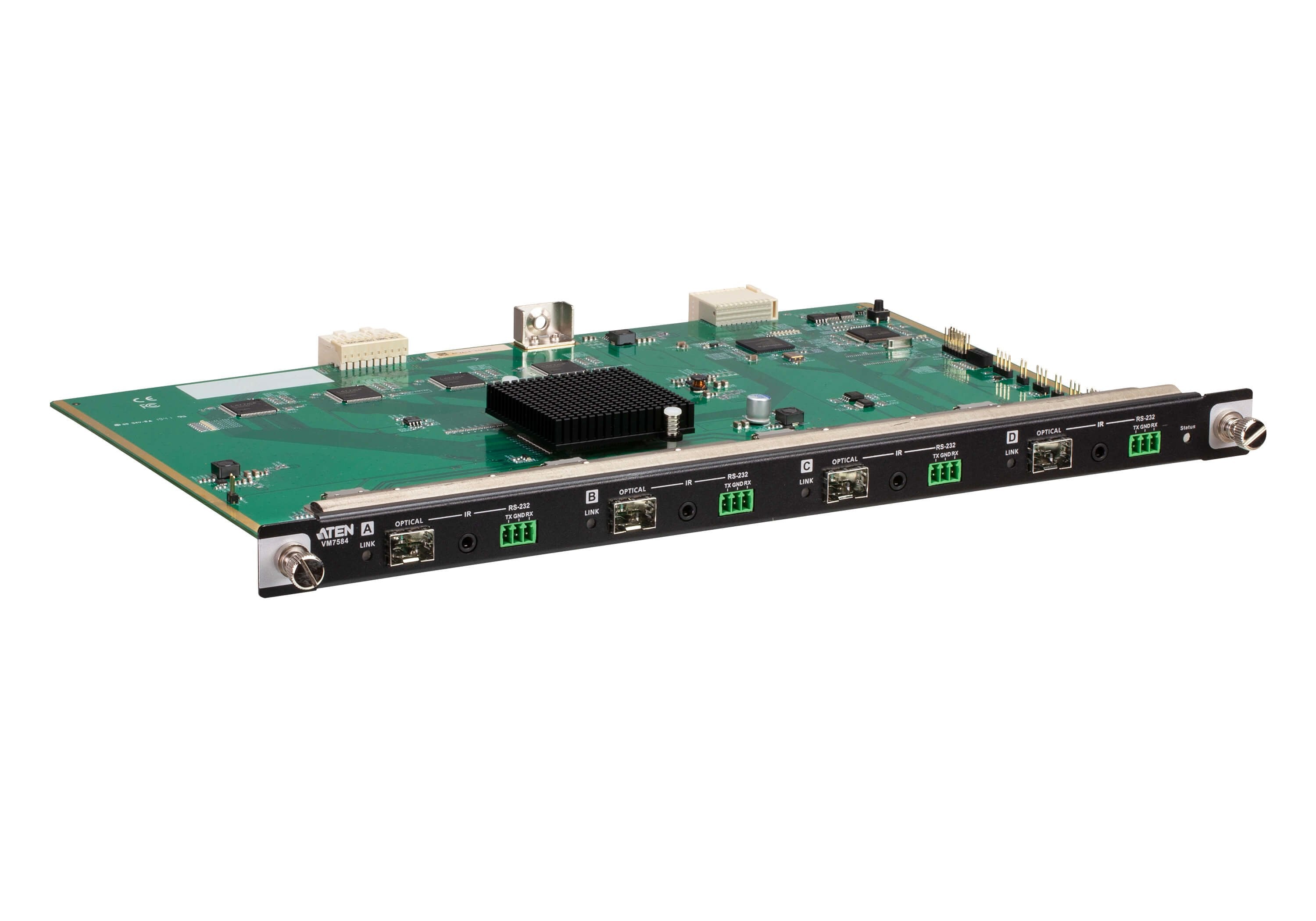 Aten Vm7584k2 Tarjeta De Entrada Óptica De 4 Puertos 10g 4k A 10 Km