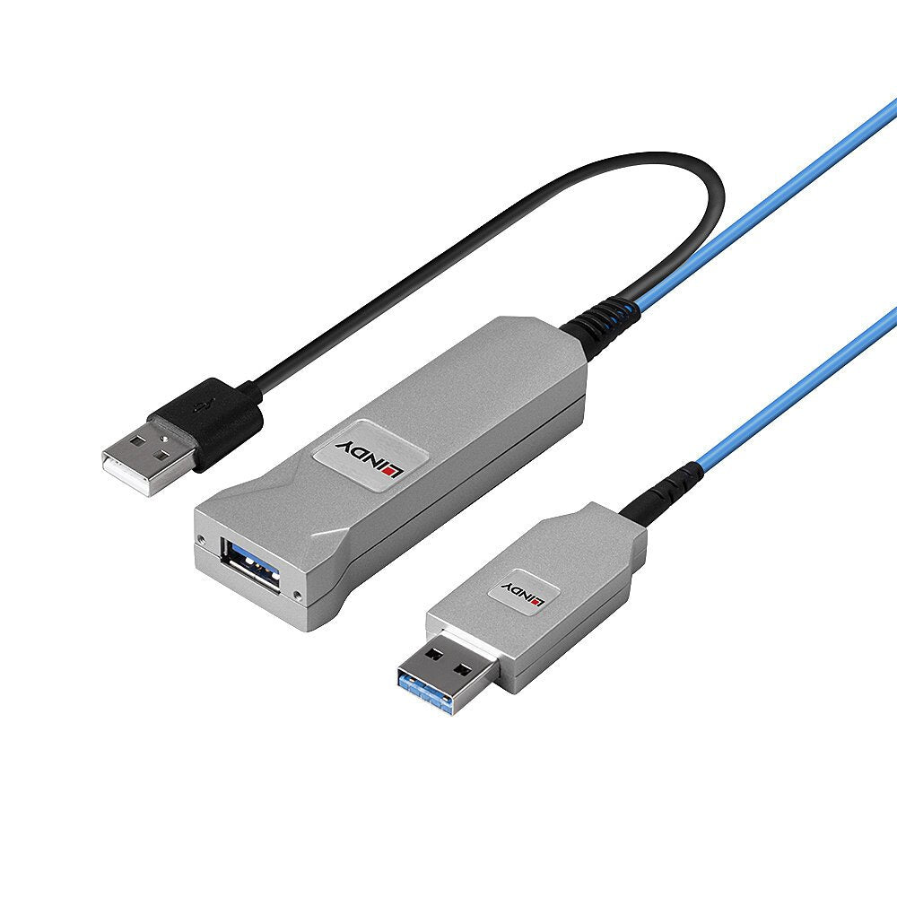 Lindy Cable Usb 3.0 Extension De Fibra Óptica 100 M