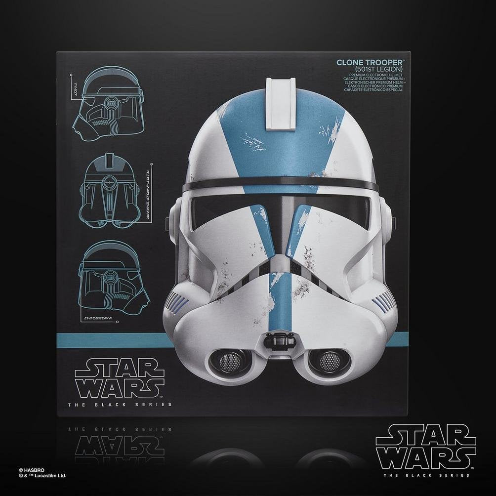 Casco Electrónico Hasbro Star Wars The Black Series Clone Trooper (Legión 501)