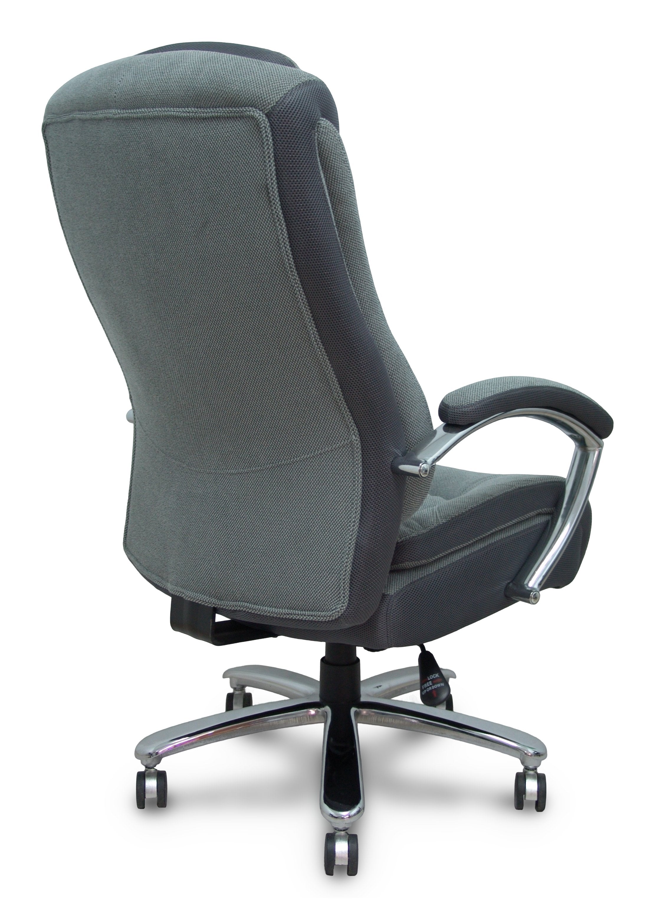 Piqueras Y Crespo Forol Sillon Ergo531 Basculante Tapizado Tela Y 3d Color Gris Base Cromo Ruedas Nailon 60mm