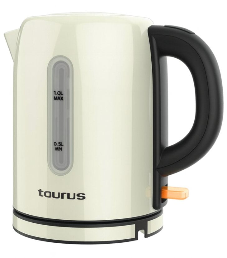 Taurus Vintage Compact Tetera Eléctrica 1 L 2400 W Crema De Color