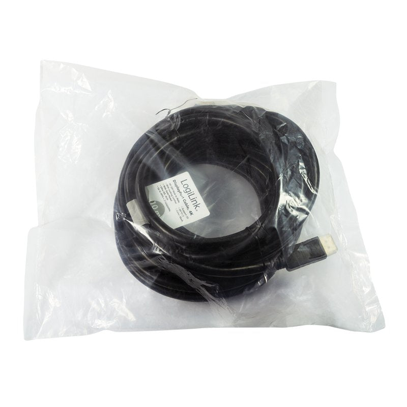EAN 4052792045598 - LogiLink CV0077 cable DisplayPort 10 m Negro imagen 5