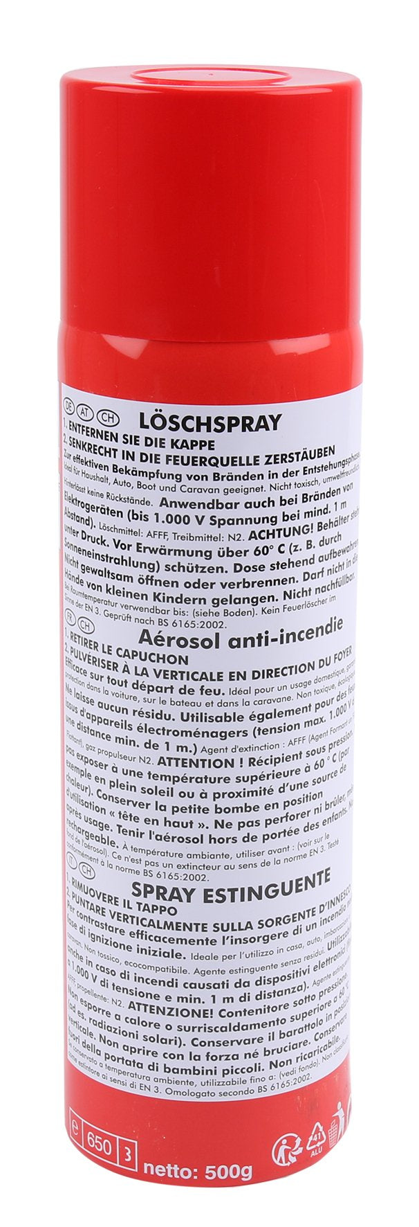 Olymp Feuerlöschschaum -Spray Im 12er Display Rot