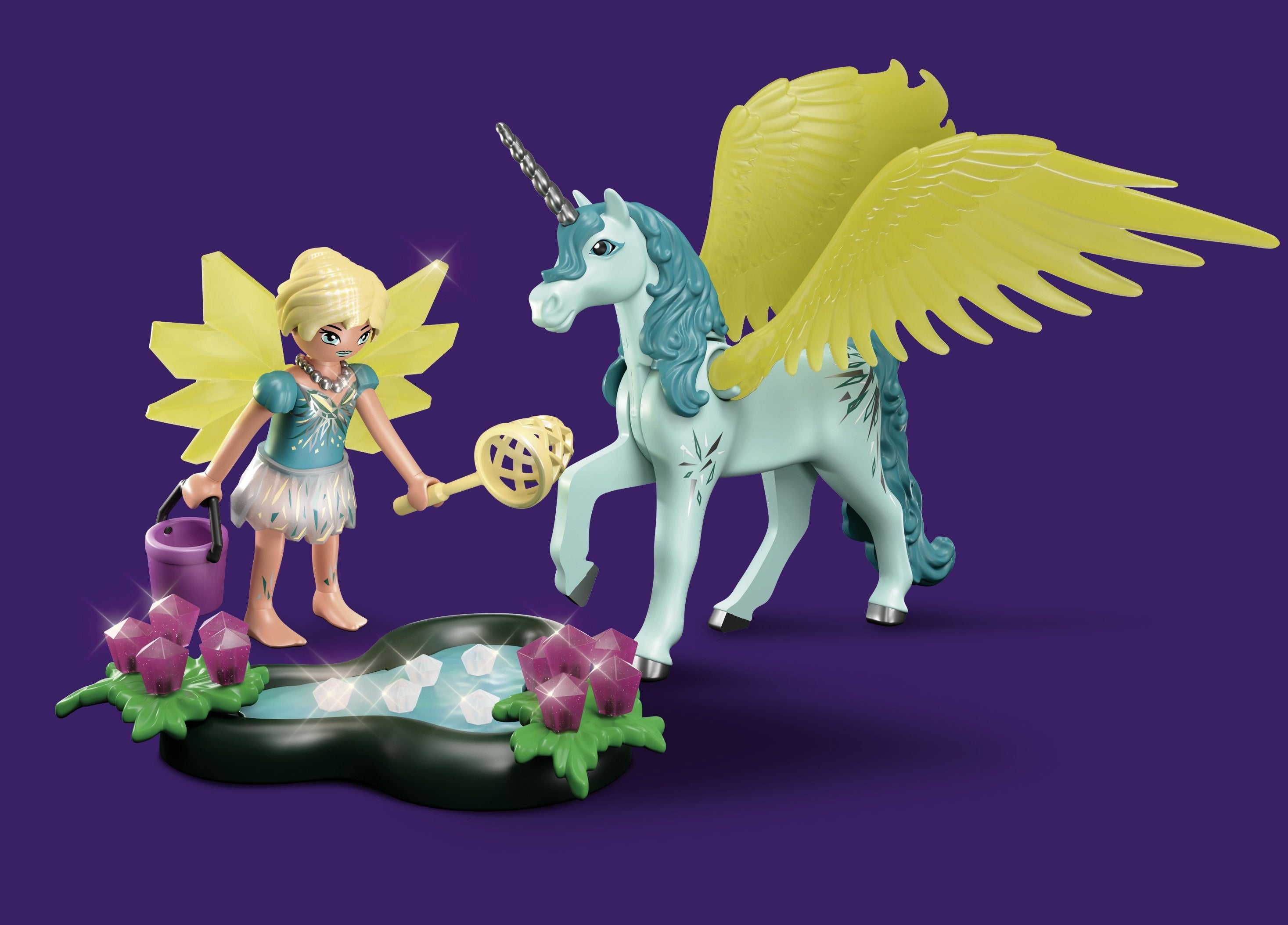 Playmobil 70809 Crystal Fairy Con Unicornio
