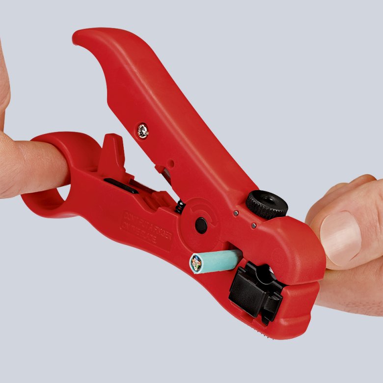 EAN 4003773077961 - Knipex 16 60 06 SB pelacable Rojo imagen 5