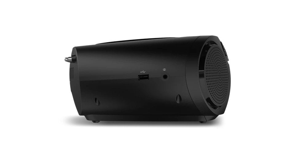 Radio Cd Philips Taz2000b 3w Rms Con Cable Con Pilas Negra