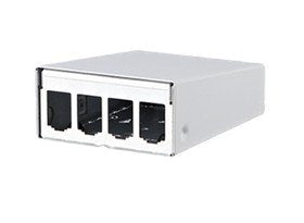 Metz Connect Moduloo Ap-Gehäuse Reinweiss 4 Port