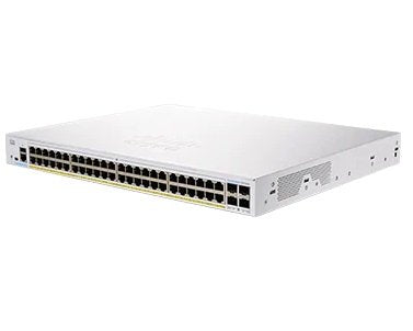 Cisco Business 250 Series Cbs250-48pp-4g Conmutador L3 Inteligente 48 X 10/100/1000 (Poe+) + 4 X Gigabit Sfp Montaje En Rack Poe+ (195 W) Refabricado