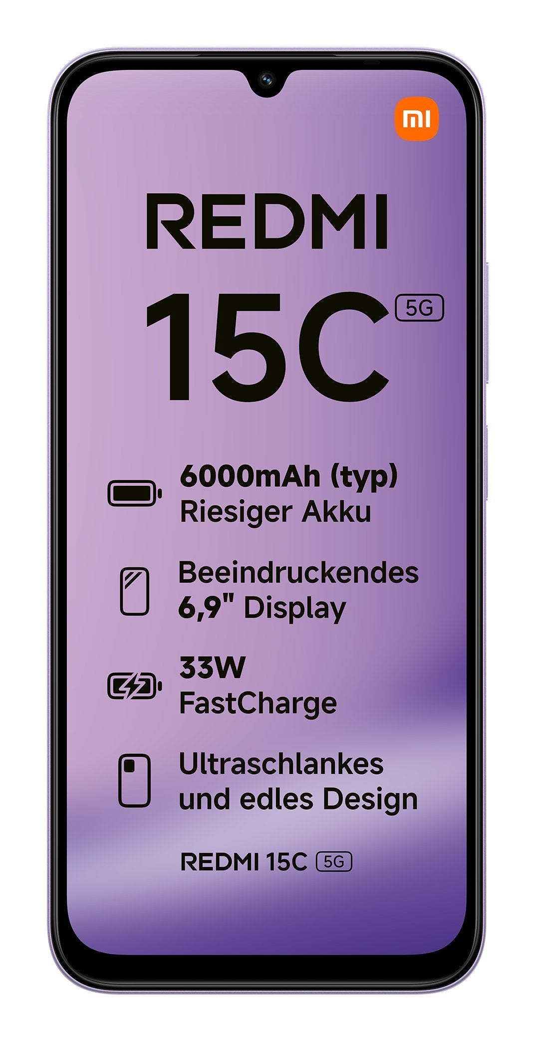 Xiaomi Redmi 15c 5g 128gb  Dusk Purple, Hyper Os, 4gb Mzb0lljeu