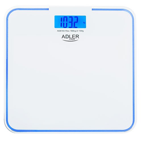 Báscula Adler Ad 8183  Plaza  Personal Electrónica Azul Blanco