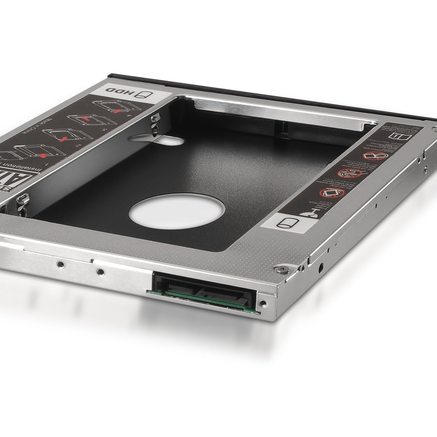 Aisens Adaptador Portatil Para Sustituir Dvd 12.75mm Por Hd/Ssd 2.5'/6.35cm 7/9.5mm Sata