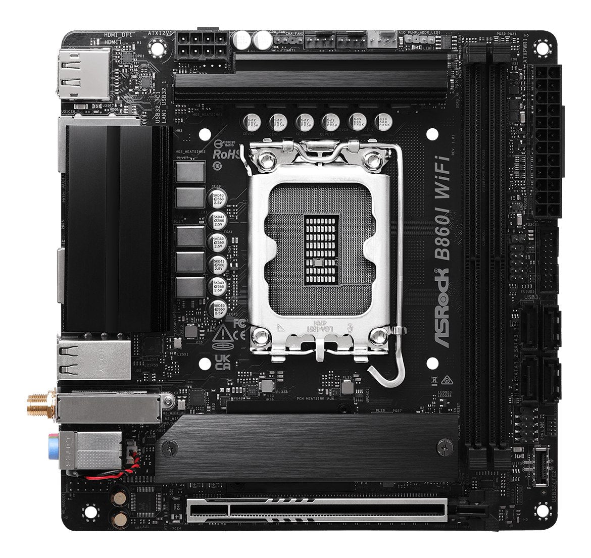 EAN 4711581490321 - Asrock B860I WiFi Intel B860 LGA 1851 (Socket V1) mini ITX imagen 3