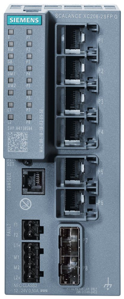 Siemens 6gk5206-2gs00-2ac2 Scalance Xc206-2sfp G 6gk52062gs002ac2 - Switch - 1 Gbps